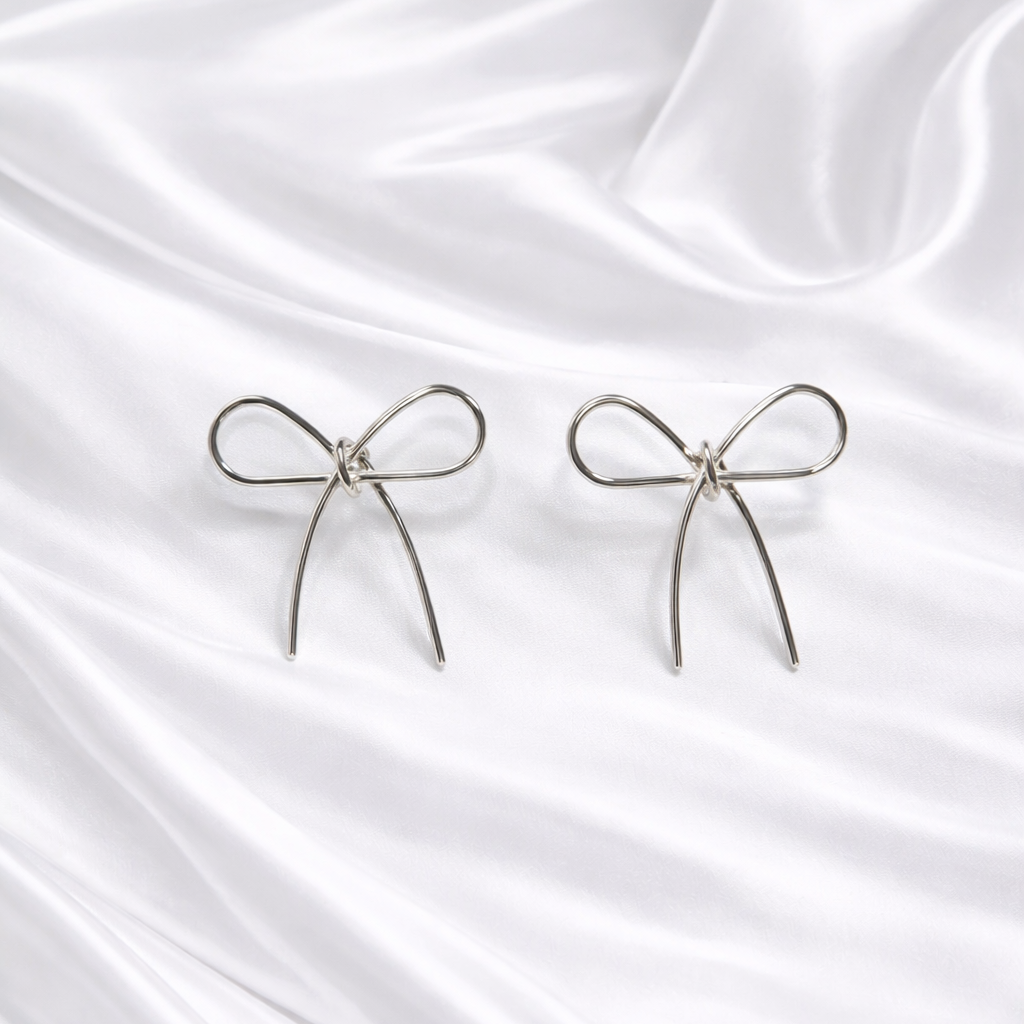 Silver Bowline Earrings