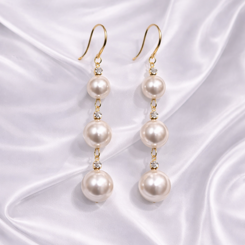 Pearl Cascade Earrings