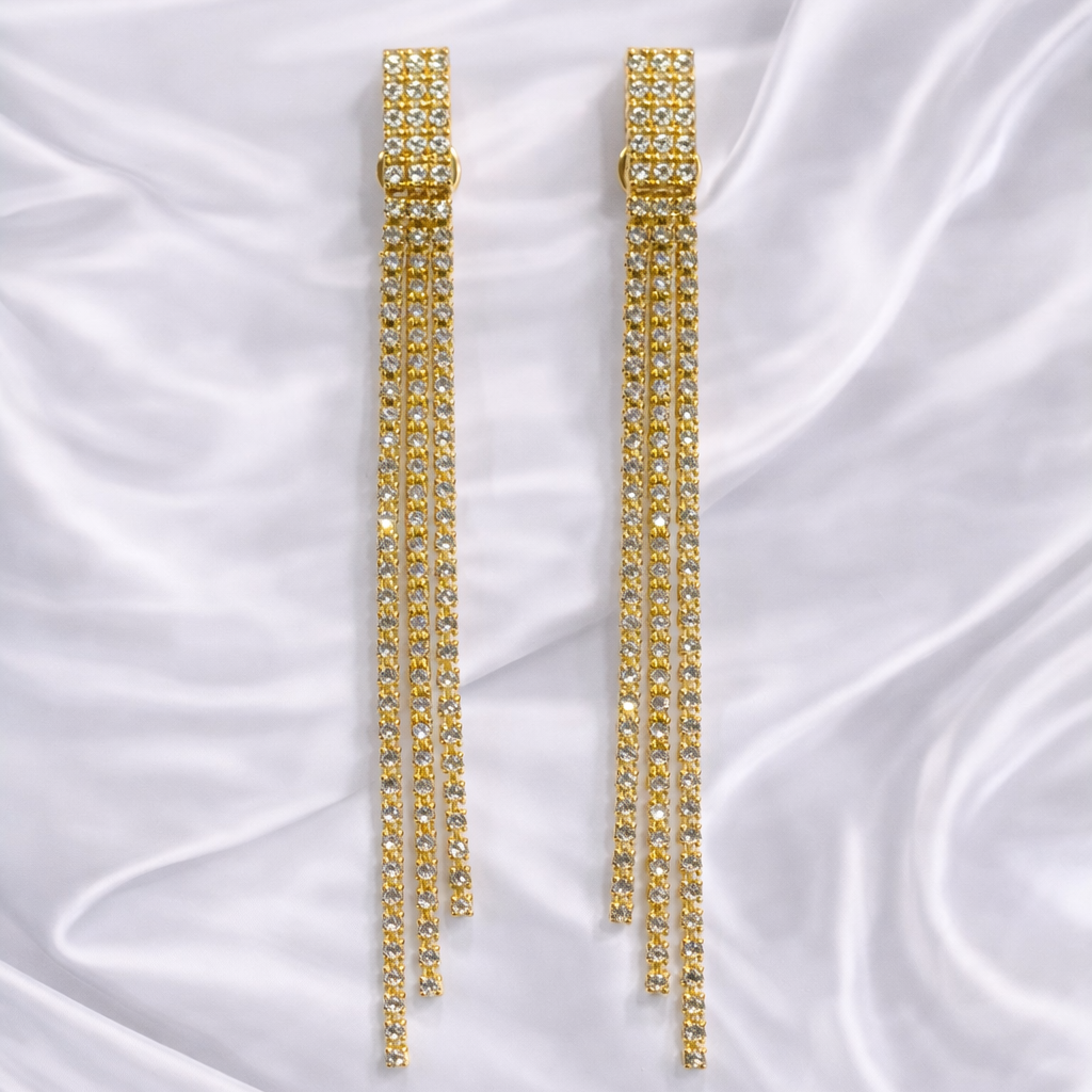 Tennis Fringe Earrings